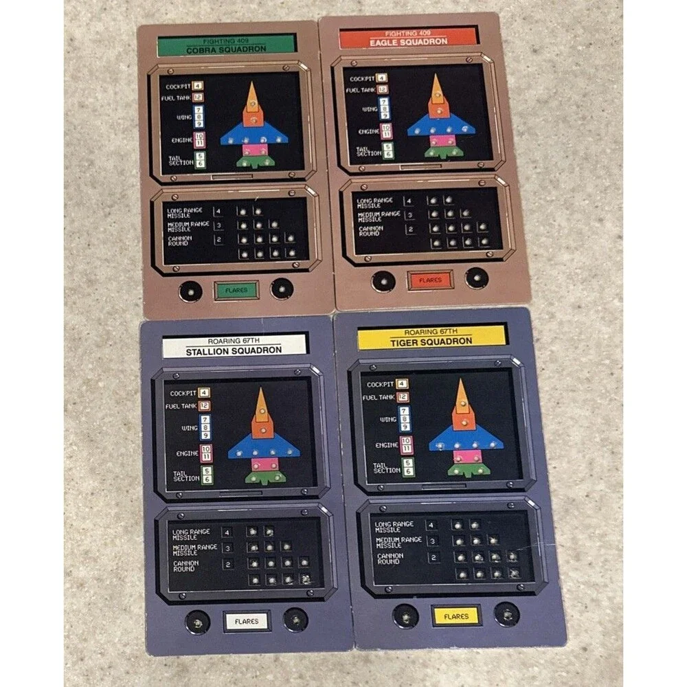 Screaming Eagles 1987 Board Game Replacement Parts Battle Boards